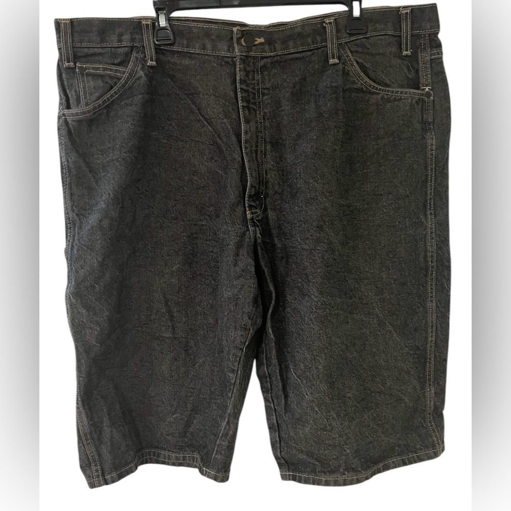 Dickies black denim carpenter shorts